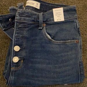 NWT high rise super skinny ankle jean Abercrombie